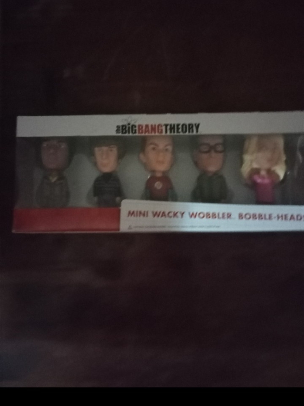 Big Bang Theory Mini Wacky Wobbler Bobble-Head Set - Assorted Colors